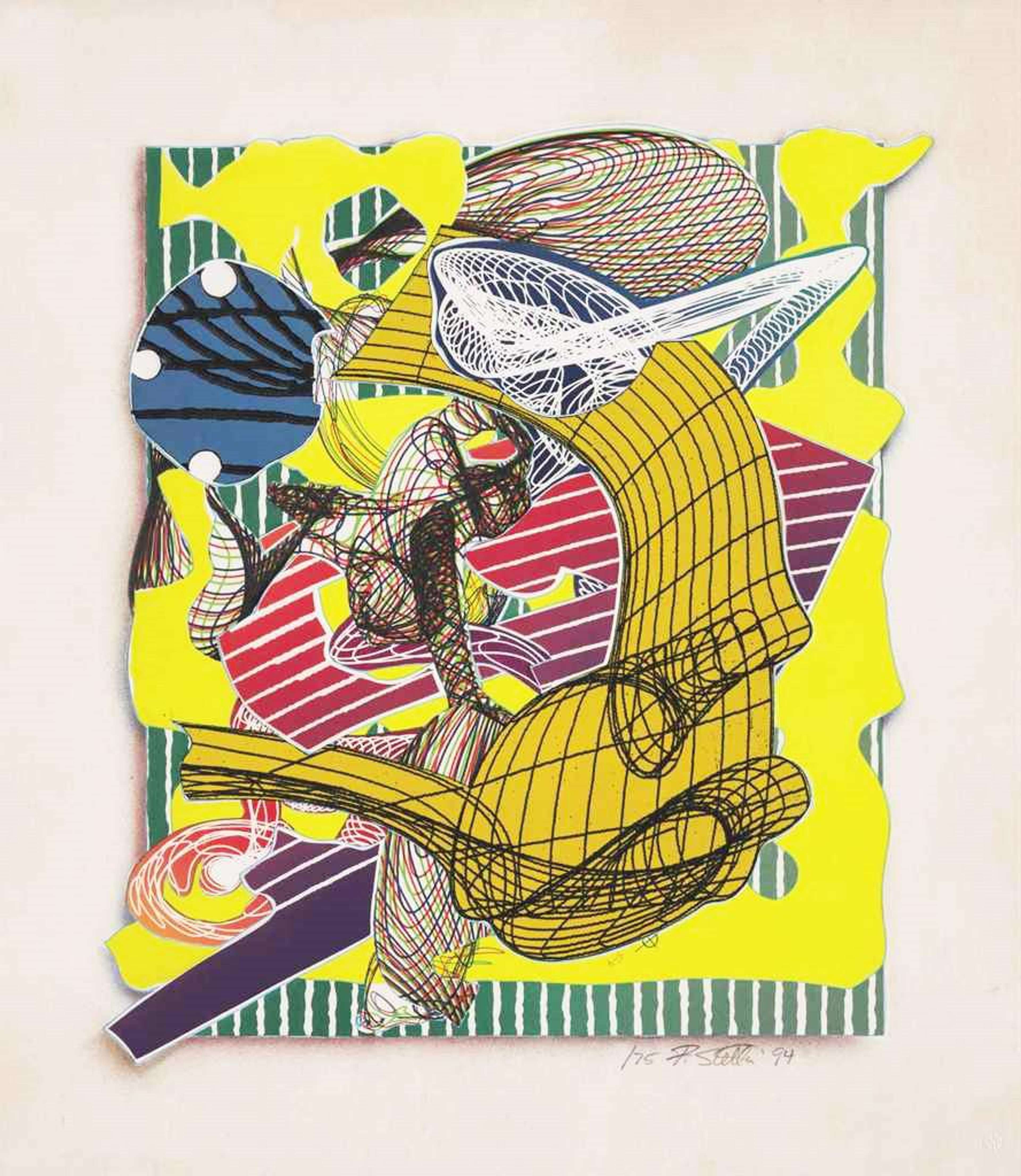 Figlefia - Signed Print by Frank Stella 1994 - MyArtBroker