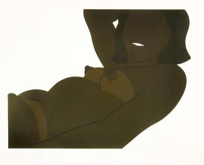 Brown Nude - Signed Print by Tom Wesselmann 1971 - MyArtBroker