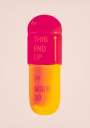 Damien Hirst: The Cure (powder pink, lollypop red, golden yellow) - Signed Print