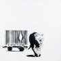 Banksy: Barcode Leopard - Signed Spray Paint