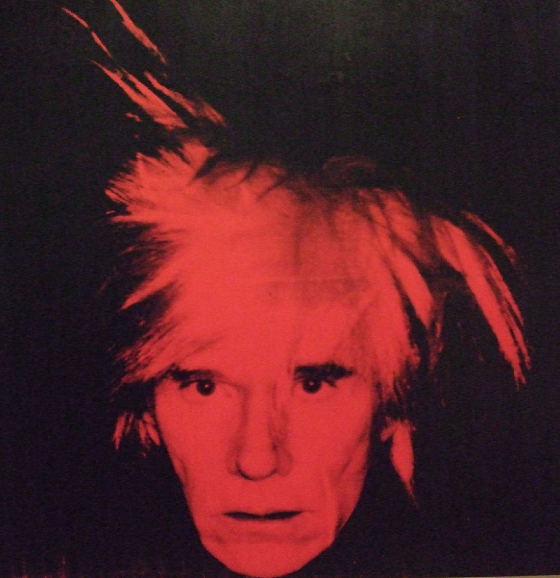 Self Portrait (Fright Wig) by Andy Warhol