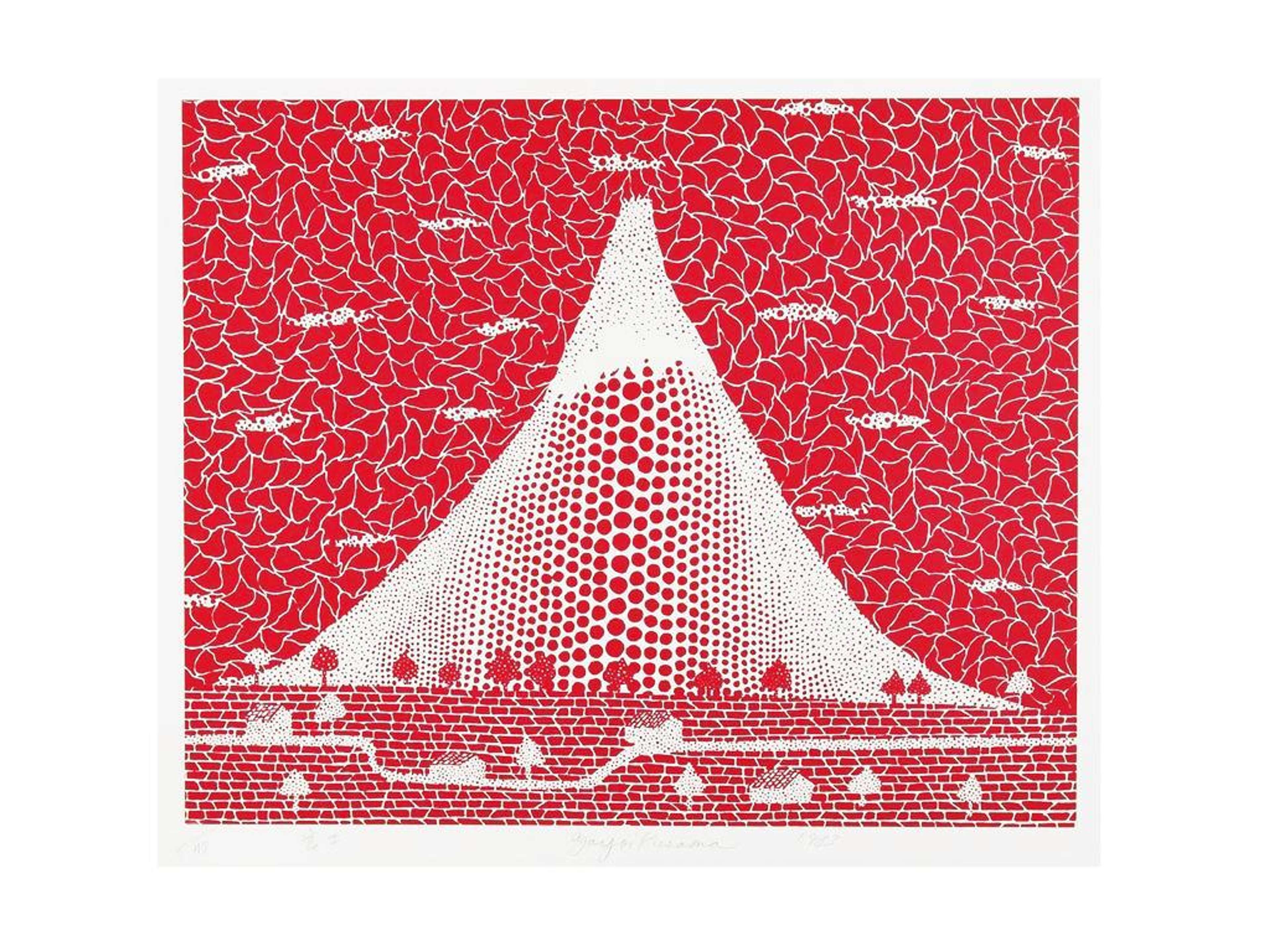 Mt. Fuji - Signed Print by Yayoi Kusama 1983 - MyArtBroker