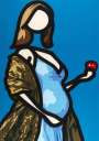 Julian Opie: Mirjam - Signed Print