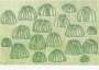 Yayoi Kusama: Pumpkin Army (green) - Signed Print