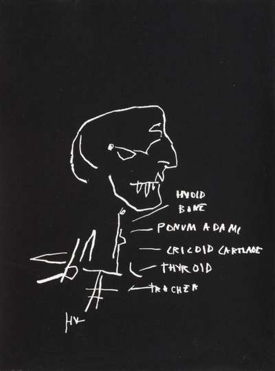 Anatomy, Thyroid - Signed Print by Jean-Michel Basquiat 1982 - MyArtBroker