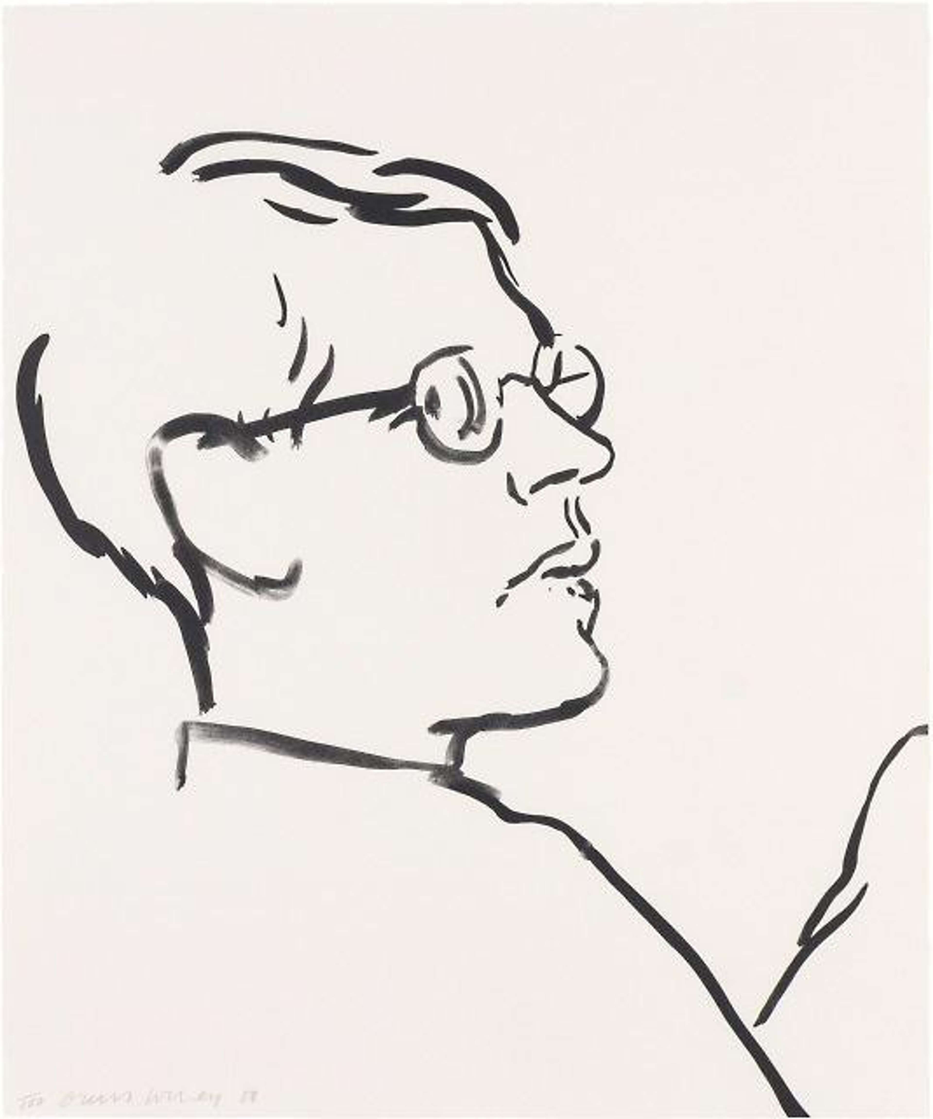 James - Signed Print by David Hockney 1980 - MyArtBroker