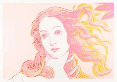 Details Of Renaissance Paintings (Sandro Botticelli, Birth Of Venus, 1482) (TP) - Signed Print by Andy Warhol 1984 - MyArtBroker