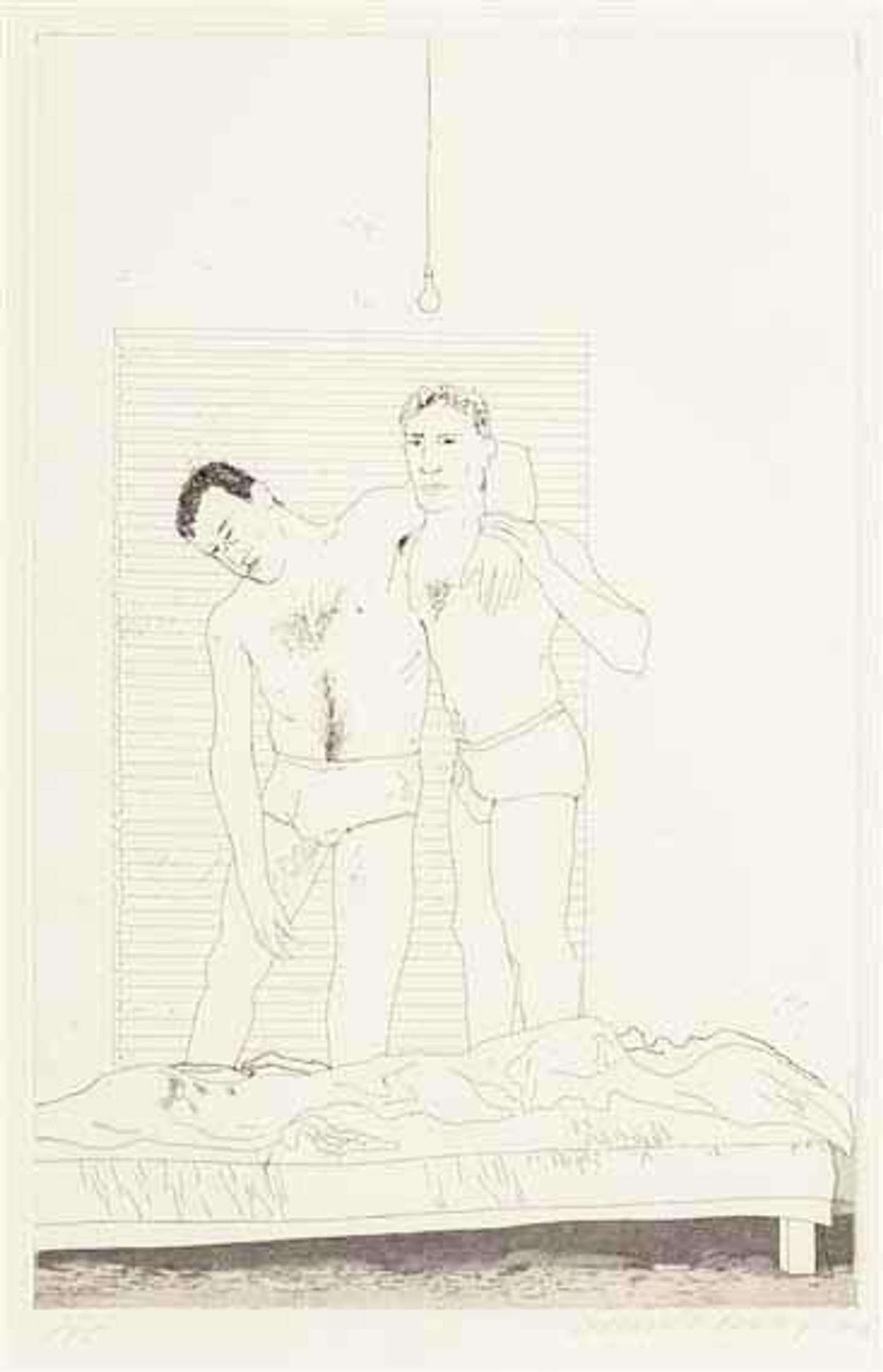 One Night - Signed Print by David Hockney 1966 - MyArtBroker