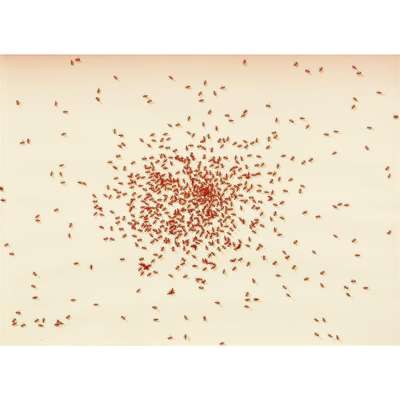 Swarm Of Red Ants - Signed Print by Ed Ruscha 1972 - MyArtBroker