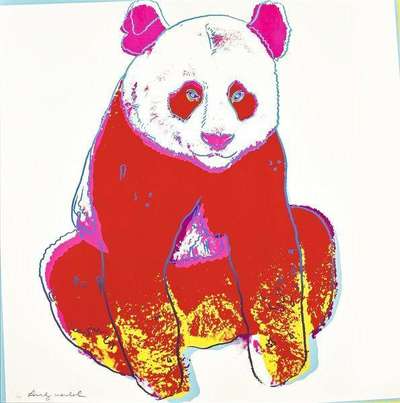 Giant Panda (F. & S. II. 295) - Signed Print by Andy Warhol 1983 - MyArtBroker