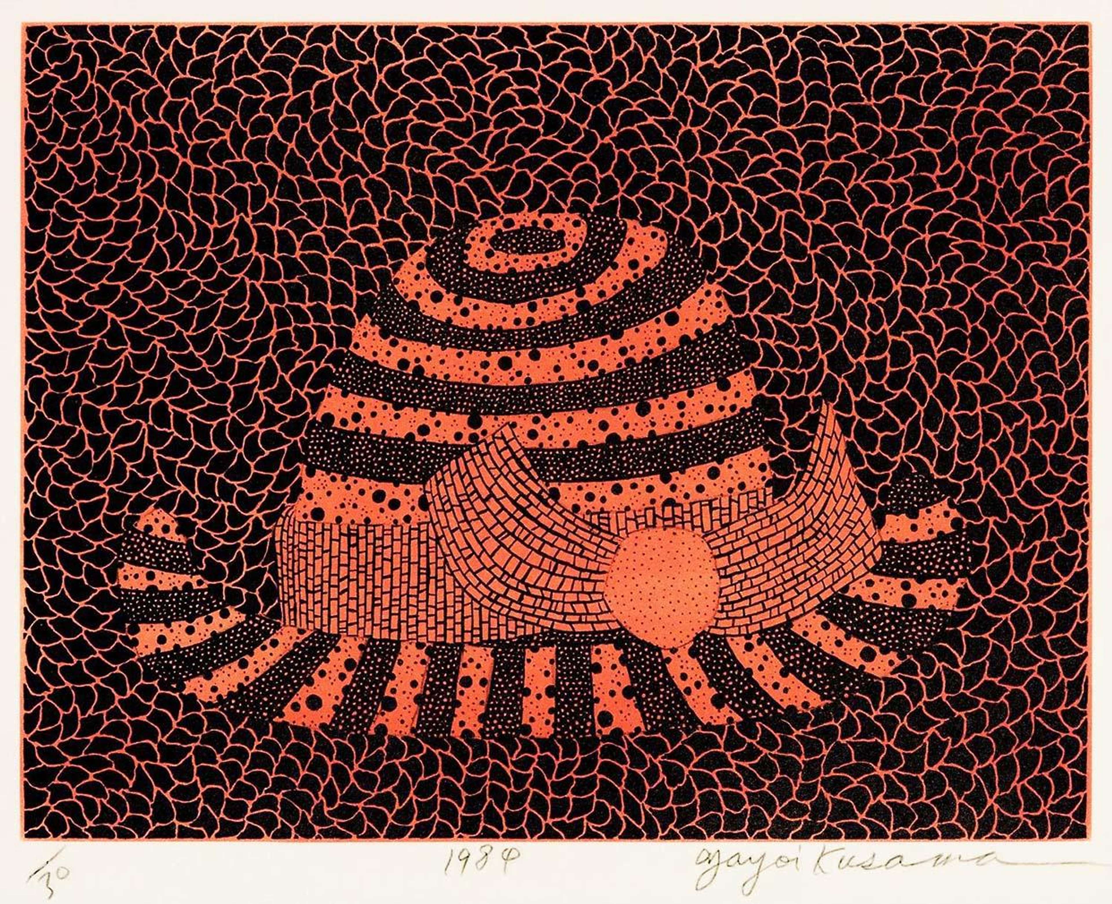 Hat - Signed Print by Yayoi Kusama 1984 - MyArtBroker