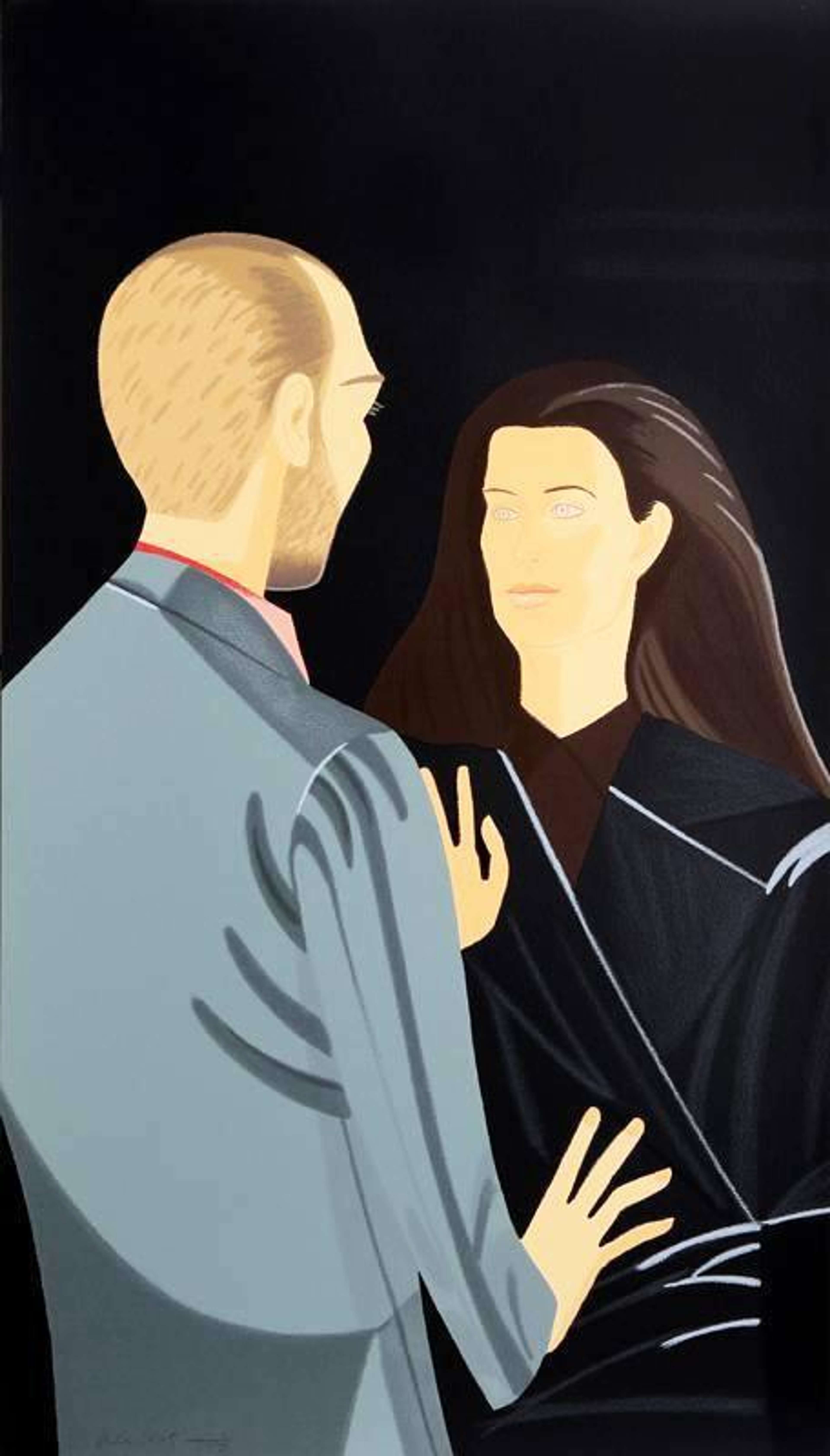 Pas De Deux III (Francesco And Alba Clemente) - Signed Print by Alex Katz 1994 - MyArtBroker