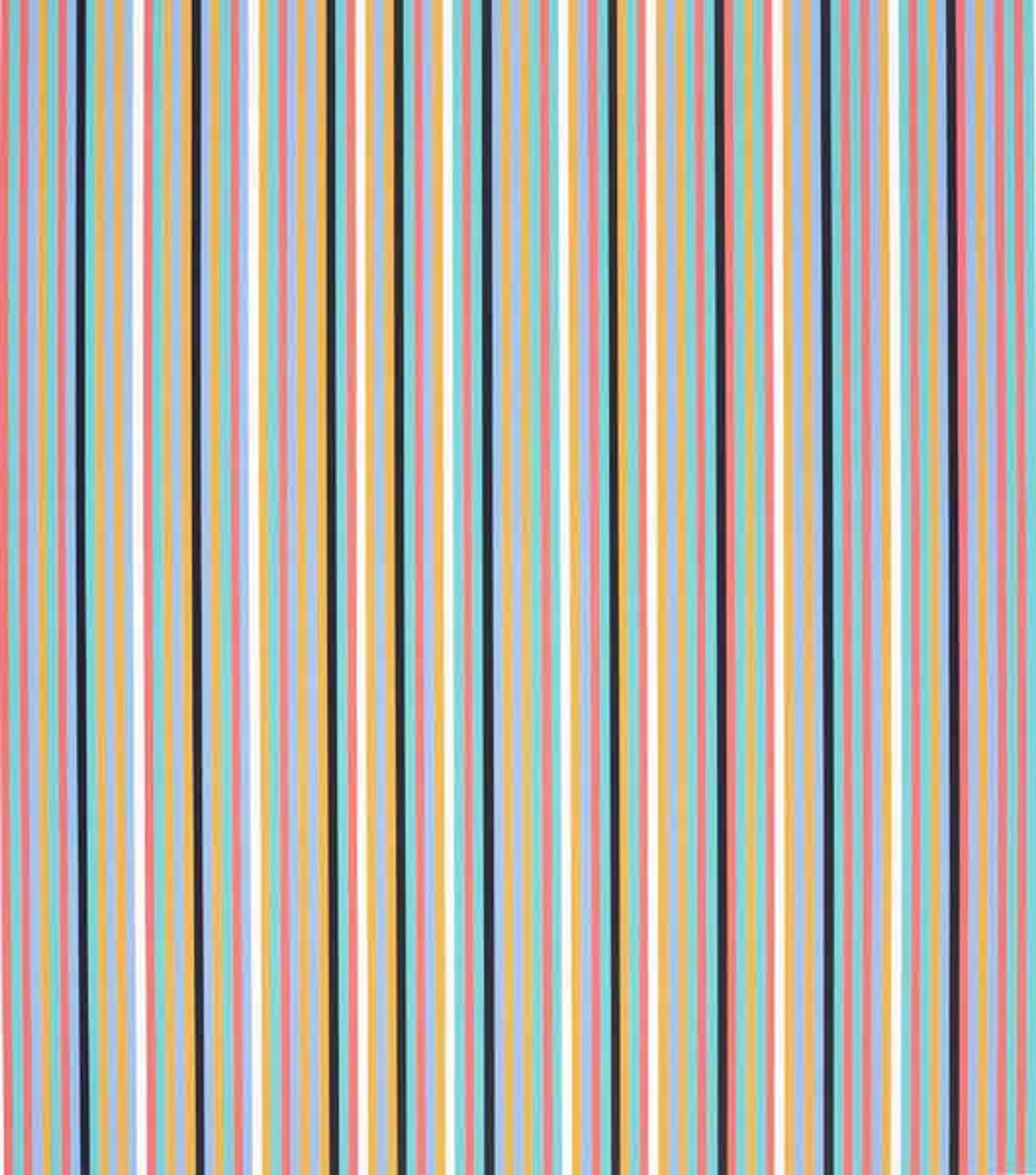 Silvered 2 - Signed Print by Bridget Riley 1981 - MyArtBroker