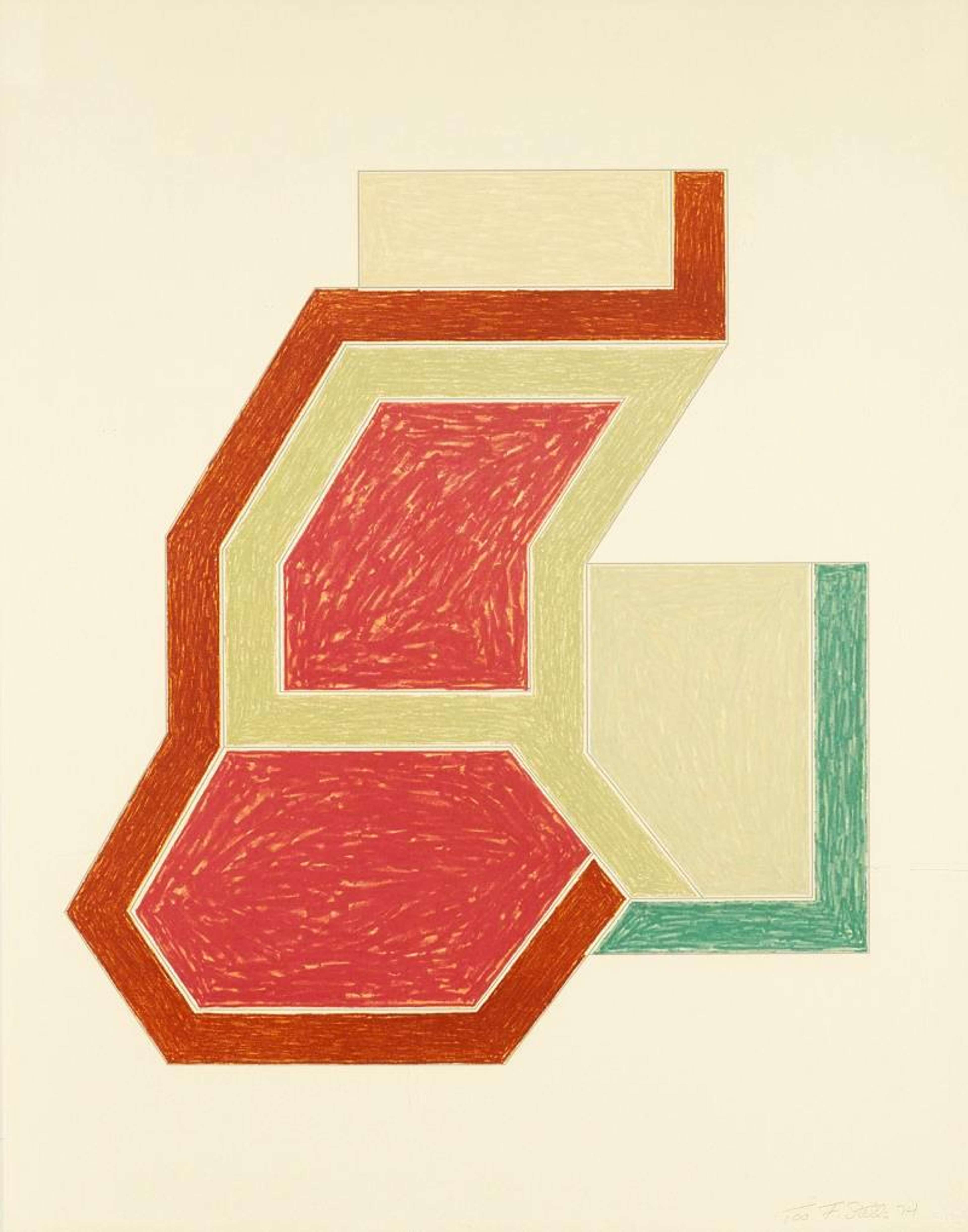 Sunapee (Eccentric Polygons) - Signed Print by Frank Stella 1974 - MyArtBroker