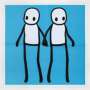 Stik: Holding Hands (blue) - Signed Print