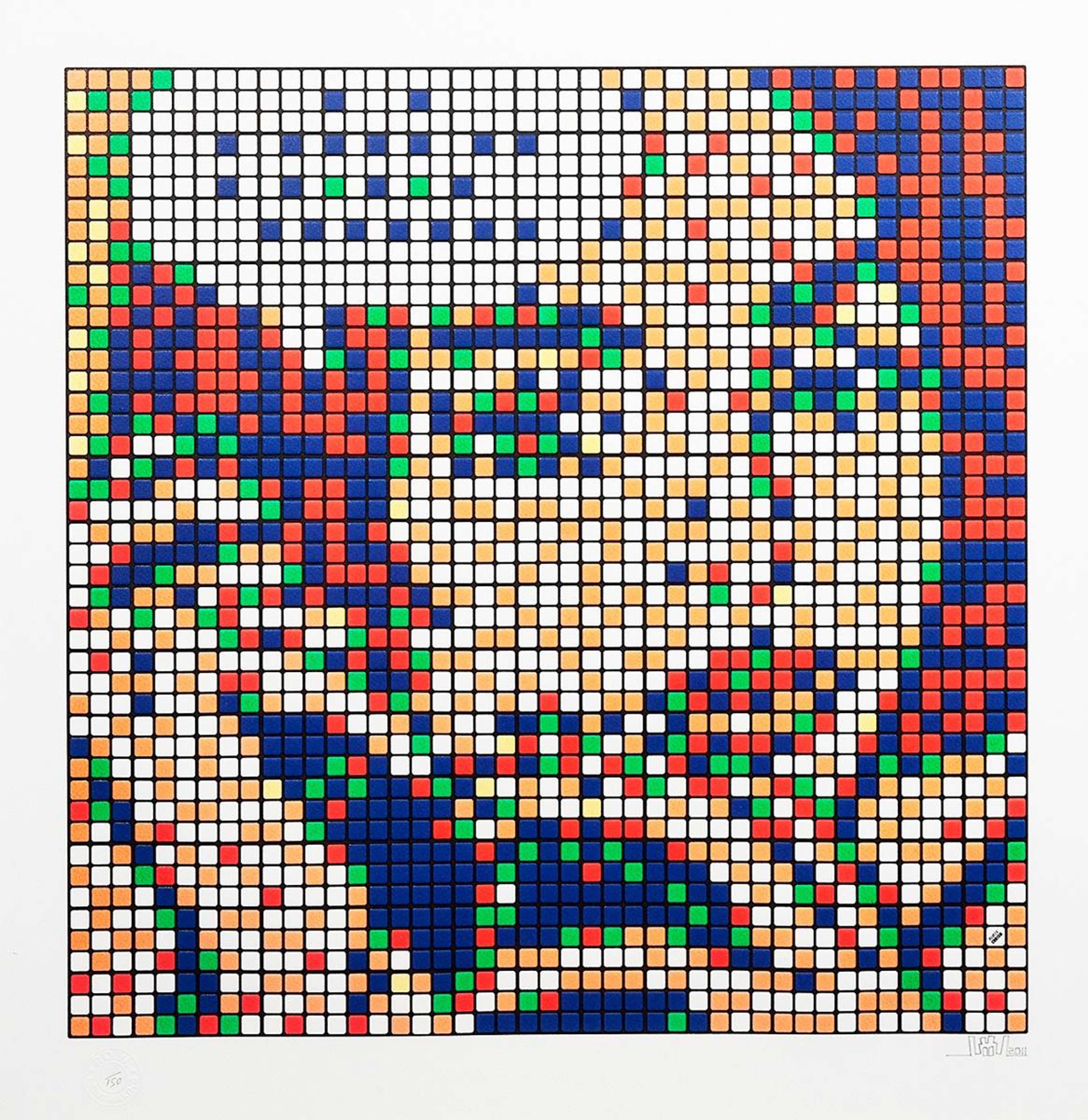 ‘Rubik Ohh…Alright’ - Signed Print by Invader 2011 - MyArtBroker