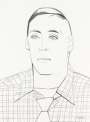 Alex Katz: Portrait Of Paul Taylor - Signed Print