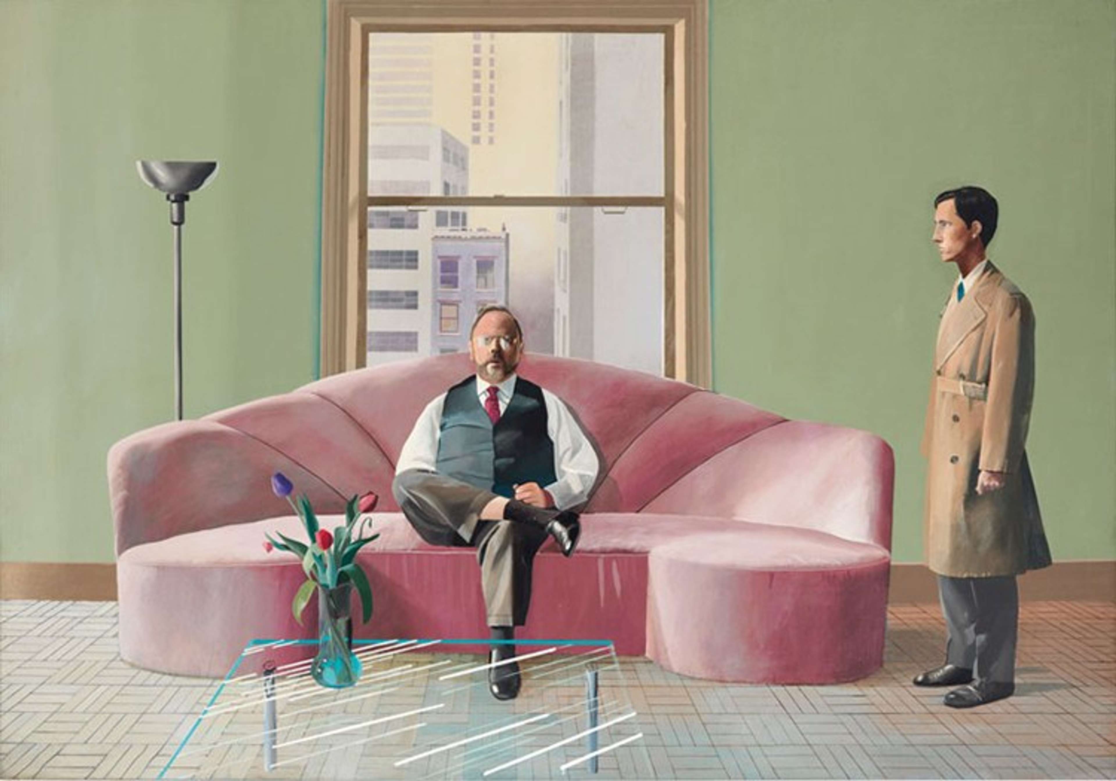 Henry Geldzahler And Christopher Scott by David Hockney