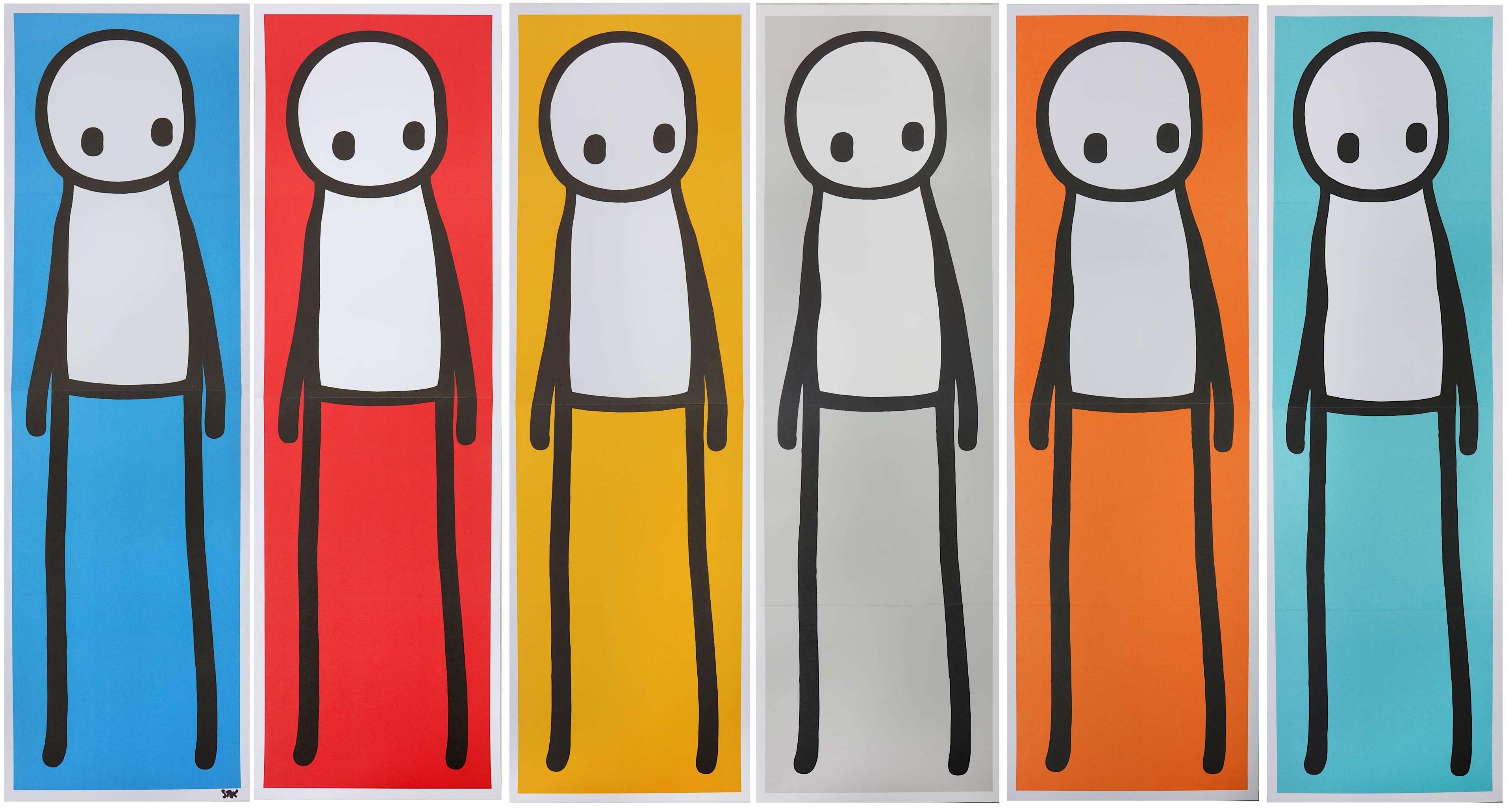 Standing Figure (complete set) - Signed Print by Stik 2015 - MyArtBroker