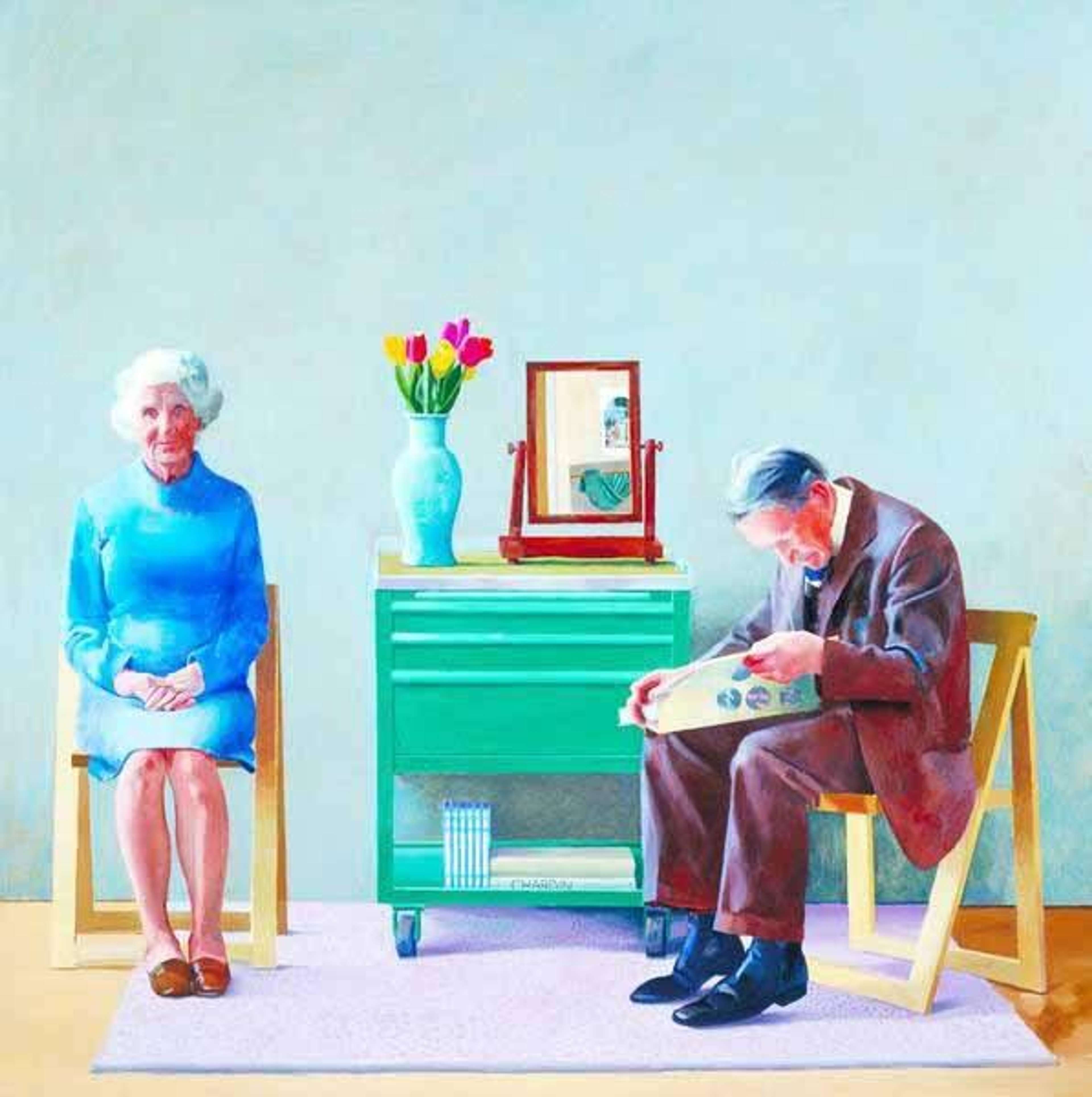 My Parents by David Hockney