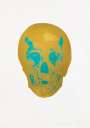 Damien Hirst: The Dead (oriental gold, turquoise) - Signed Print