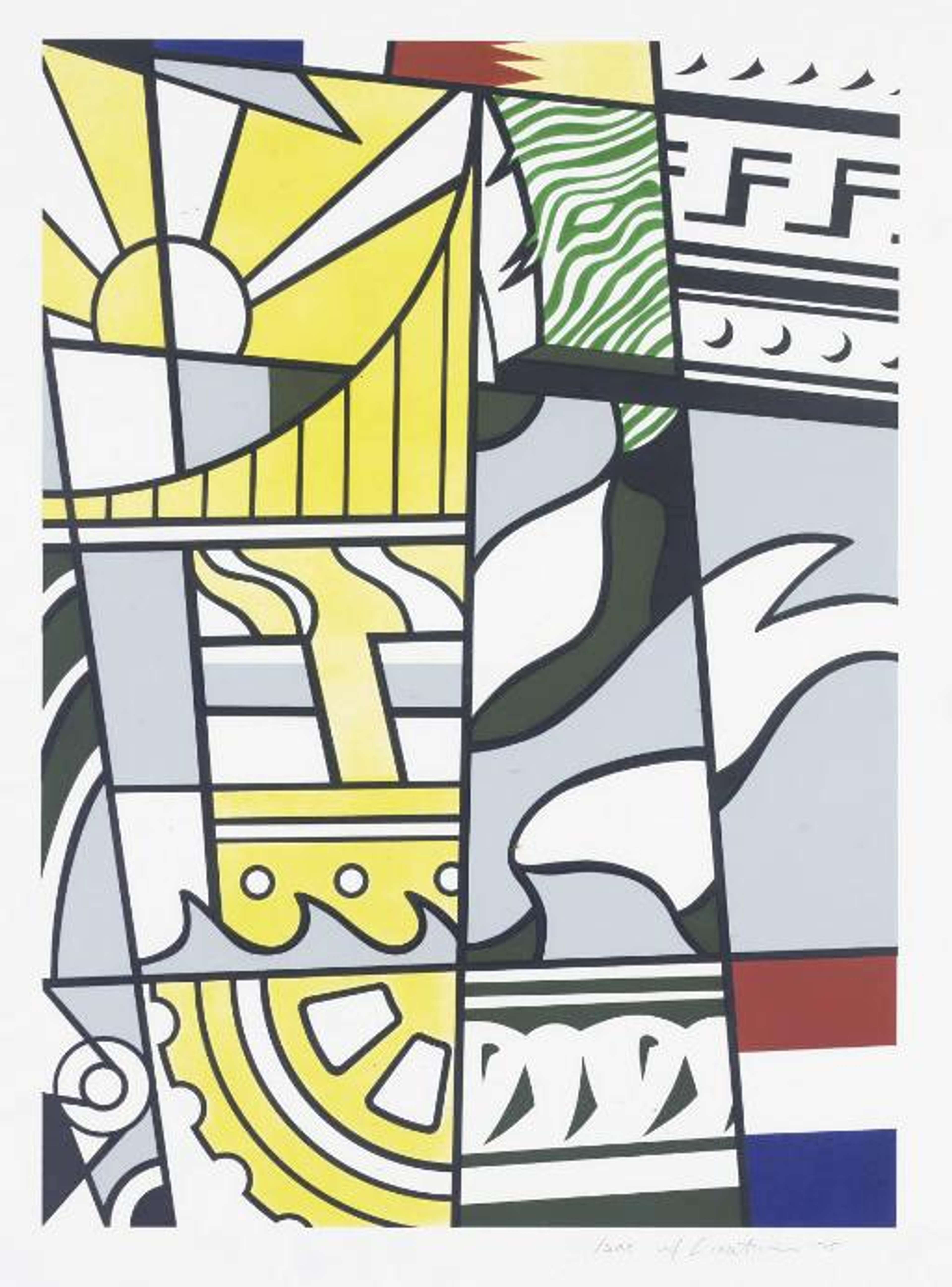 Bicentennial Print - Signed Print by Roy Lichtenstein 1975 - MyArtBroker