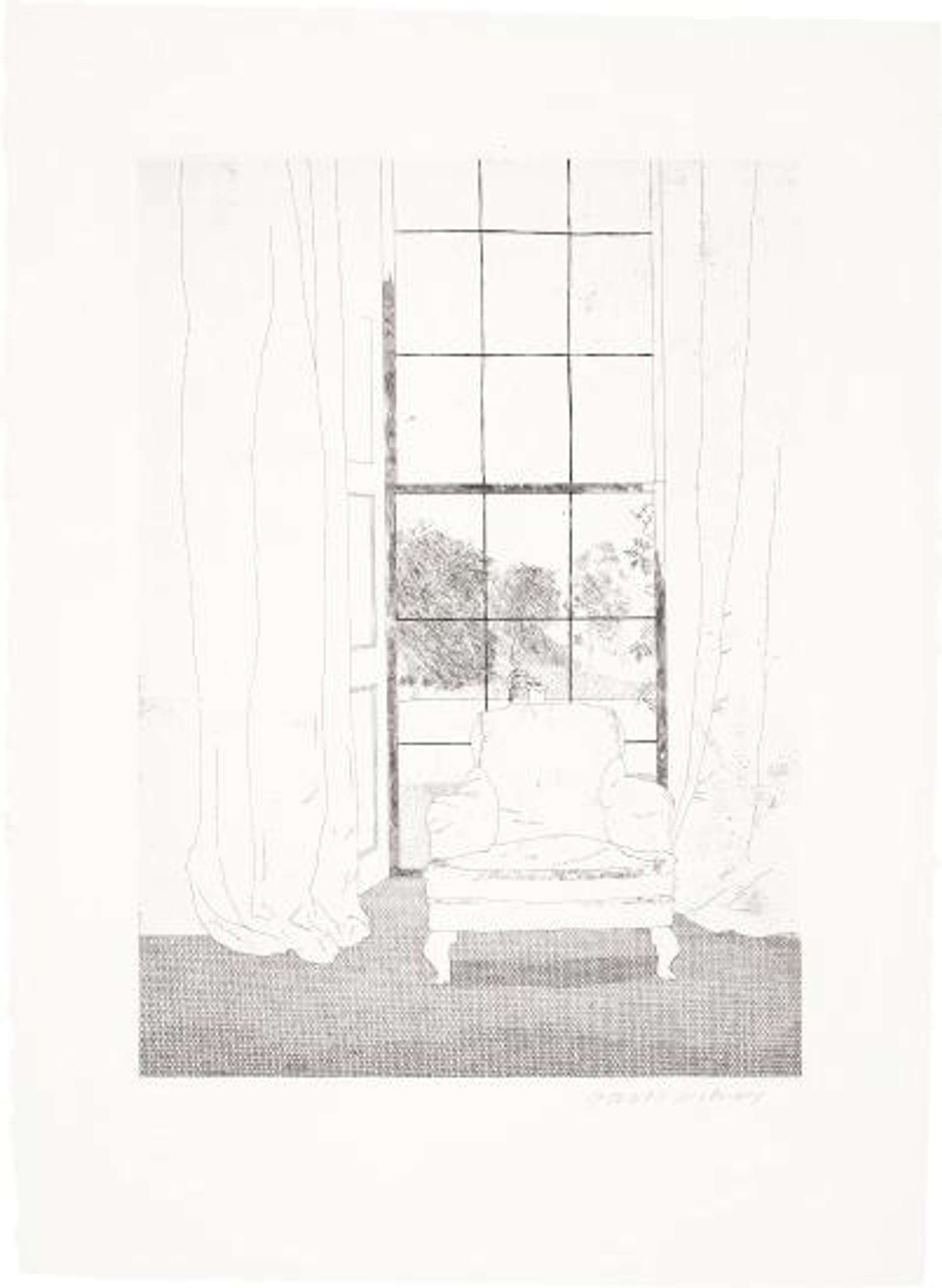 Home - Signed Print by David Hockney 1969 - MyArtBroker