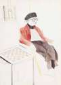 David Hockney: Man Ray - Signed Print