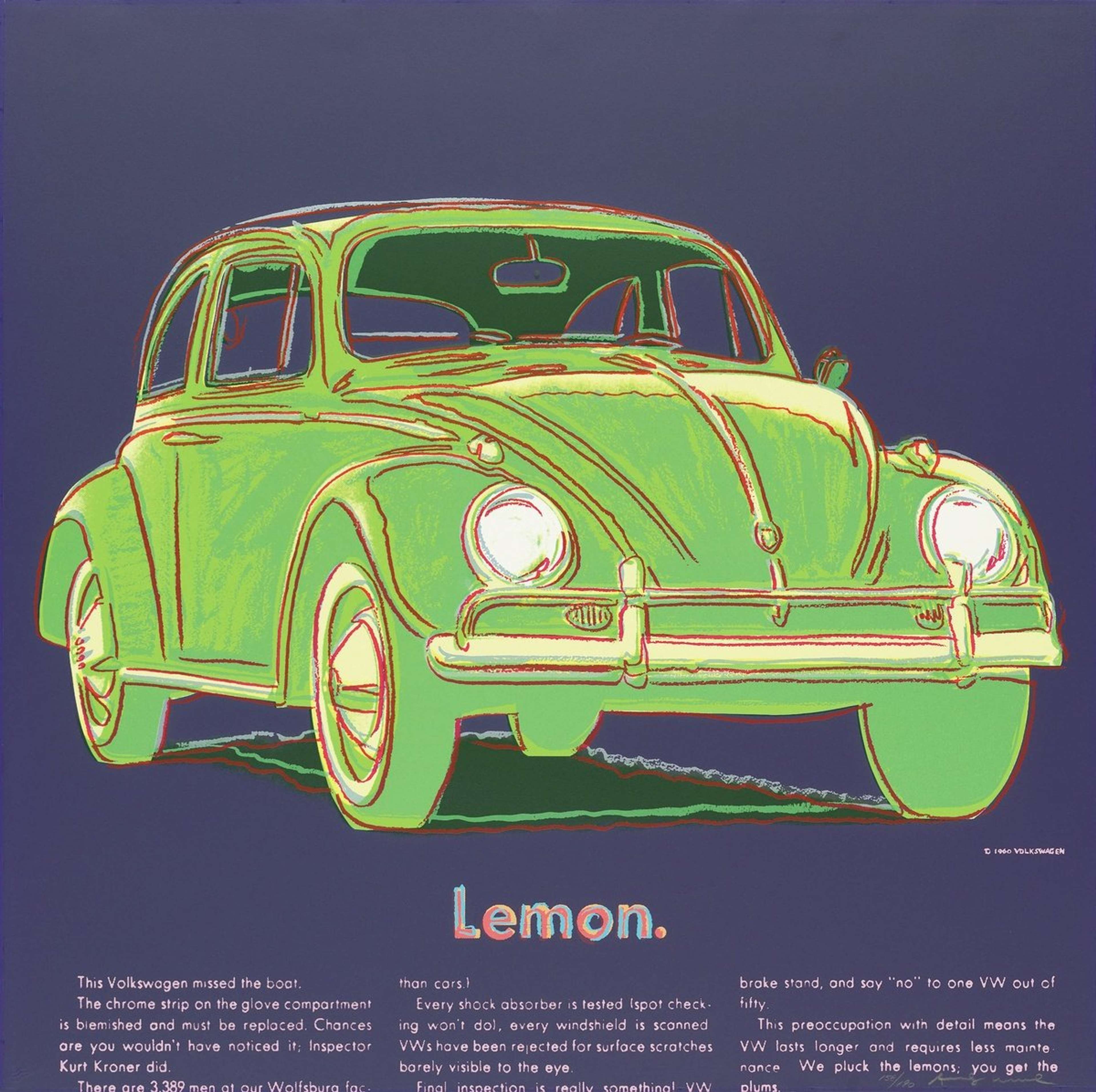 Volkswagen by Andy Warhol 