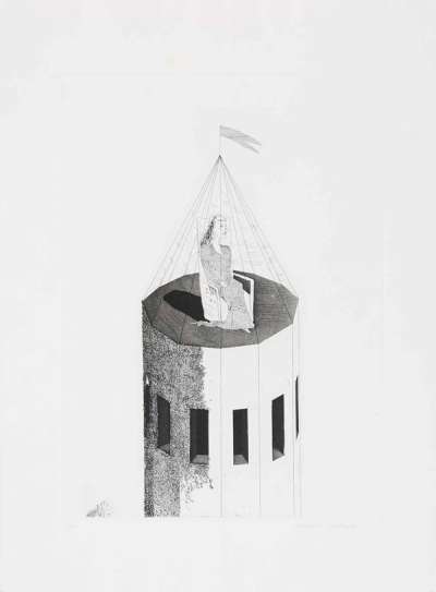 The Princess In Her Tower - Signed Print by David Hockney 1969 - MyArtBroker