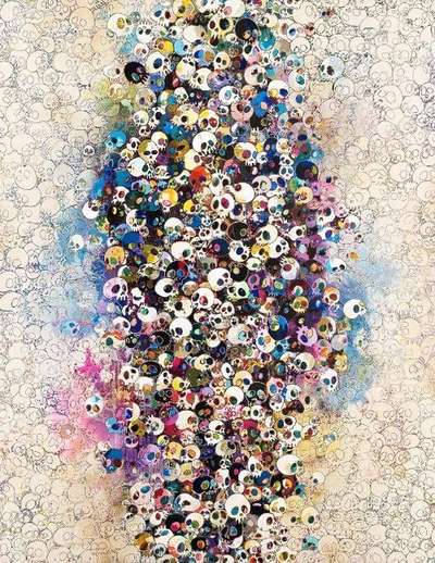 Who’s Afraid Of Red Yellow Blue And Death - Signed Print by Takashi Murakami 2011 - MyArtBroker