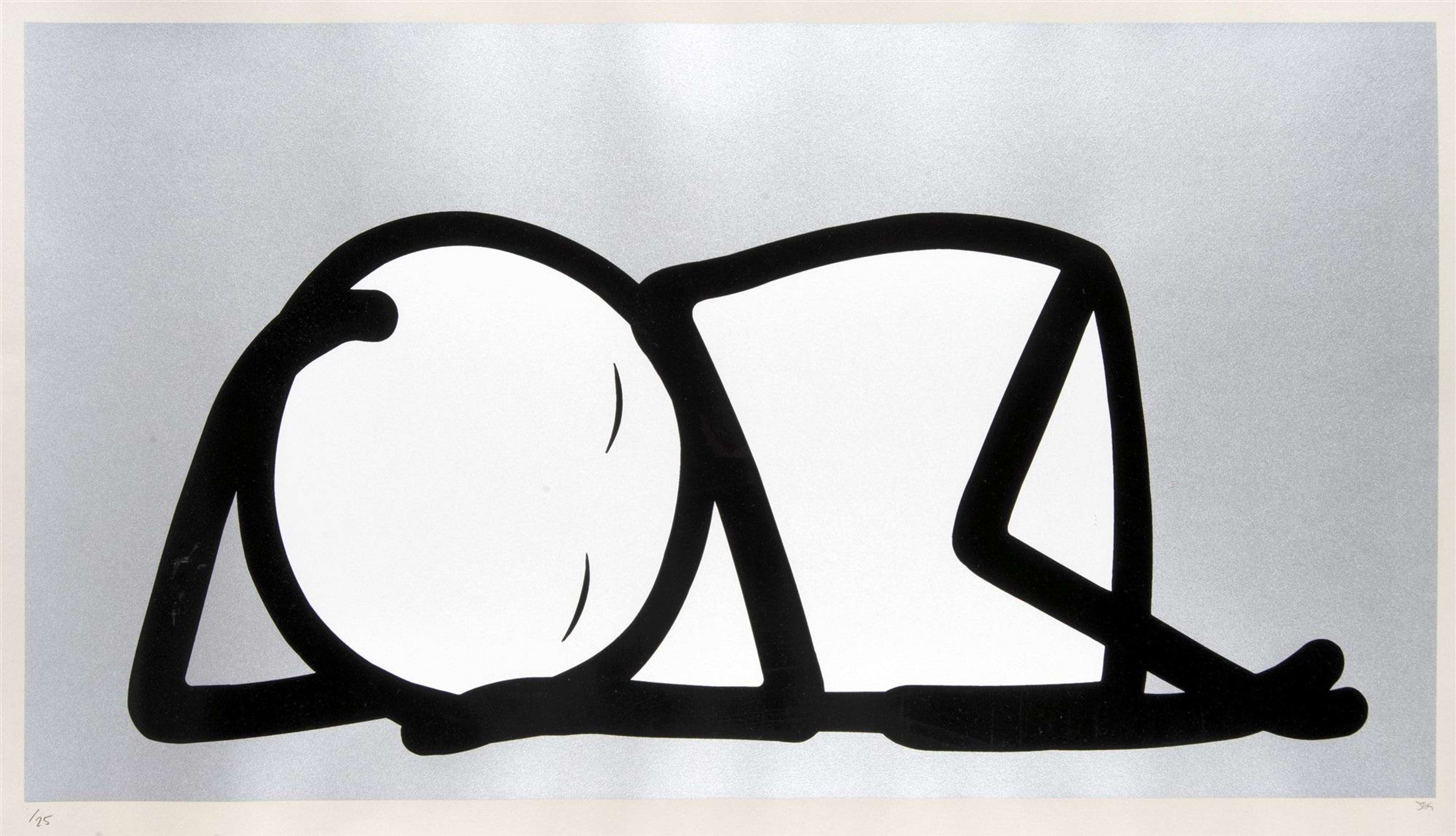 Sleeping Baby (silver) by Stik