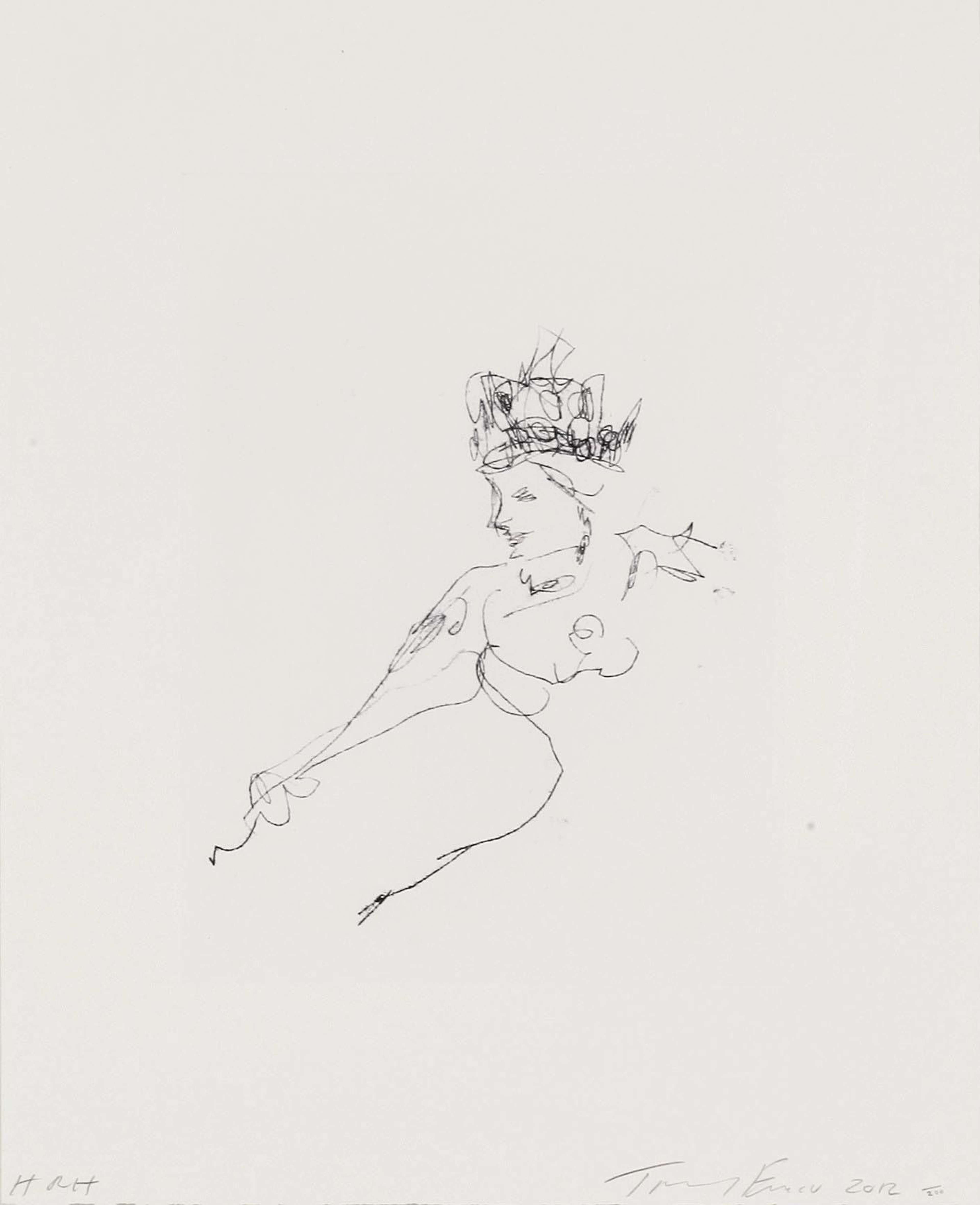 HRH - Signed Print by Tracey Emin 2012 - MyArtBroker