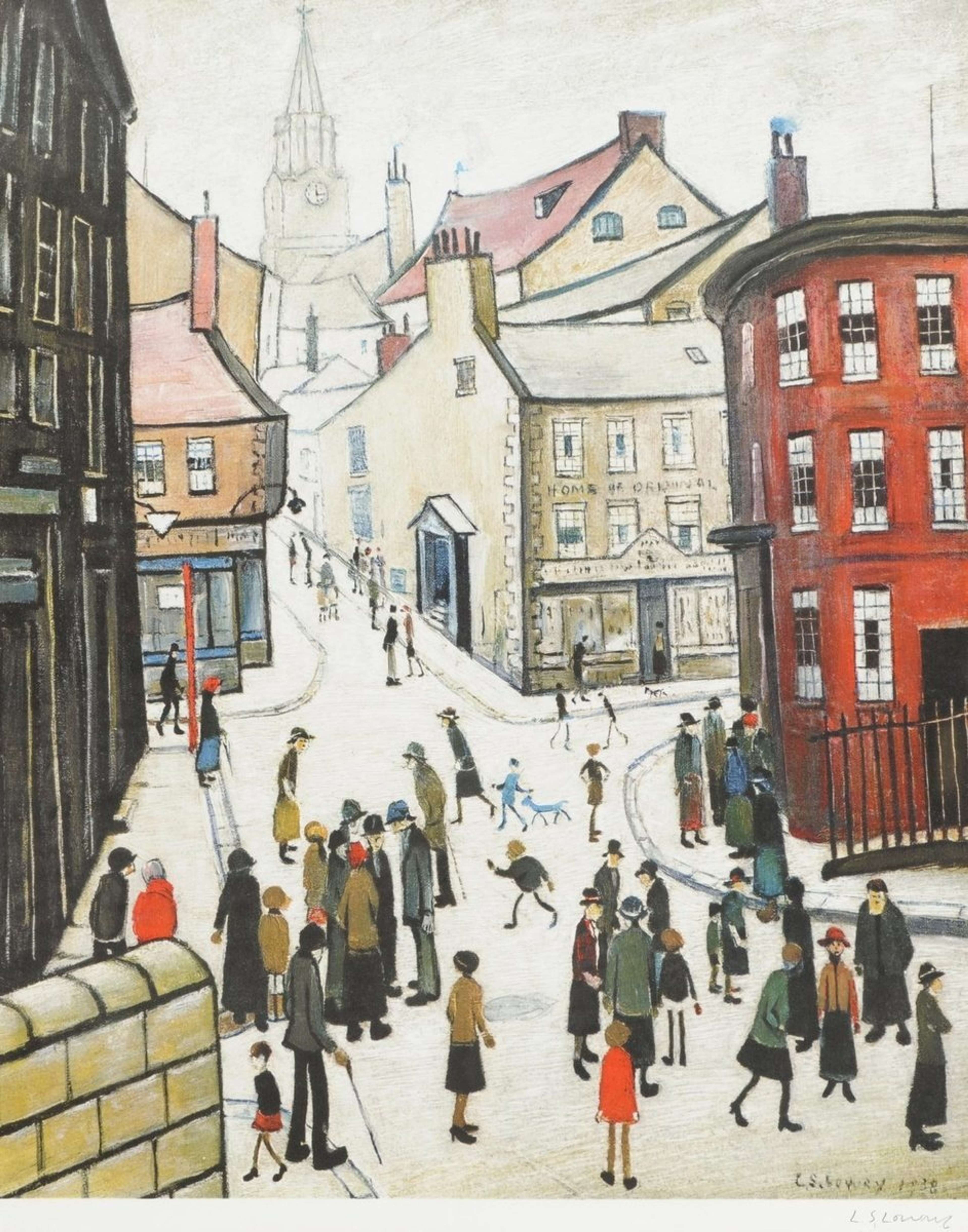 Berwick Upon Tweed by L S Lowry