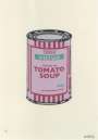 Banksy: Soup Can (lilac, cherry and mint) - Signed Print