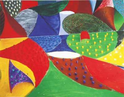 Fifth Detail, Snails Space, March 27th 1995 - Signed Print by David Hockney 1995 - MyArtBroker