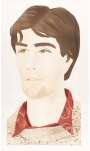 Alex Katz: Large Head Of Vincent - Signed Print