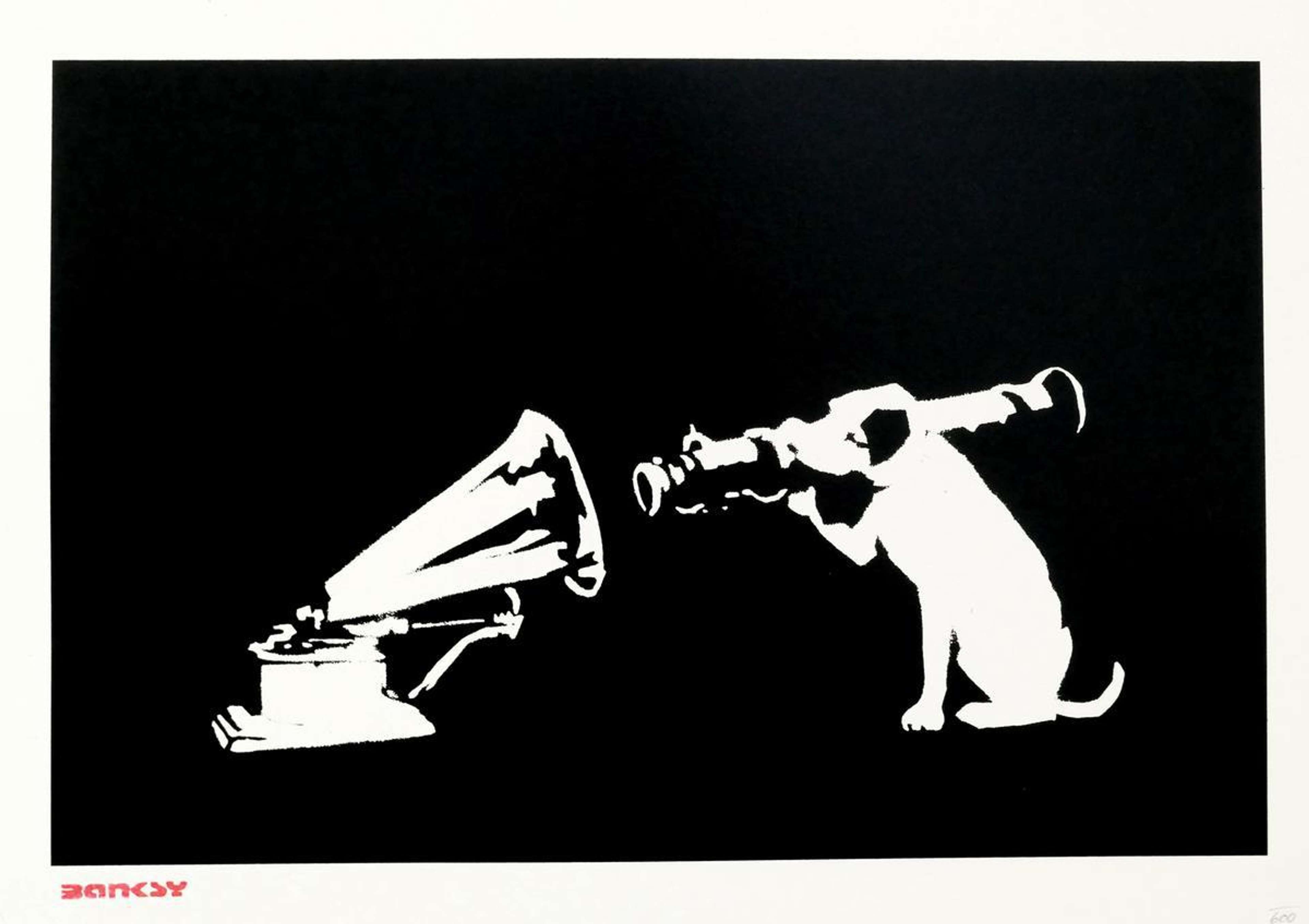 HMV Dog by Banksy - MyArtBroker