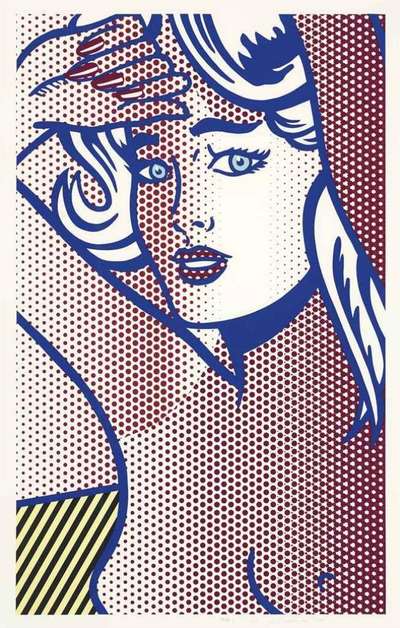 Nude With Blue Hair State I - Signed Print by Roy Lichtenstein 1994 - MyArtBroker