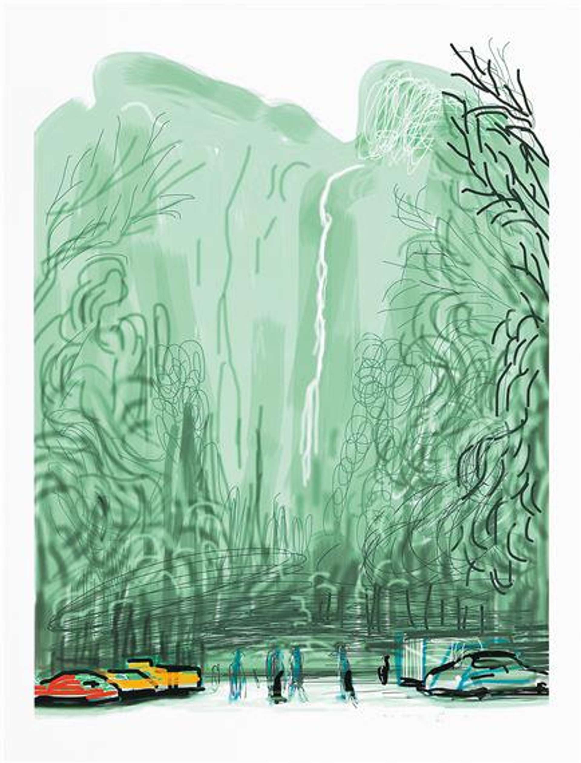 The Yosemite Suite 13 - Signed Print by David Hockney 2010 - MyArtBroker