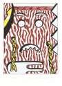 Roy Lichtenstein: Head With Braids - Signed Print