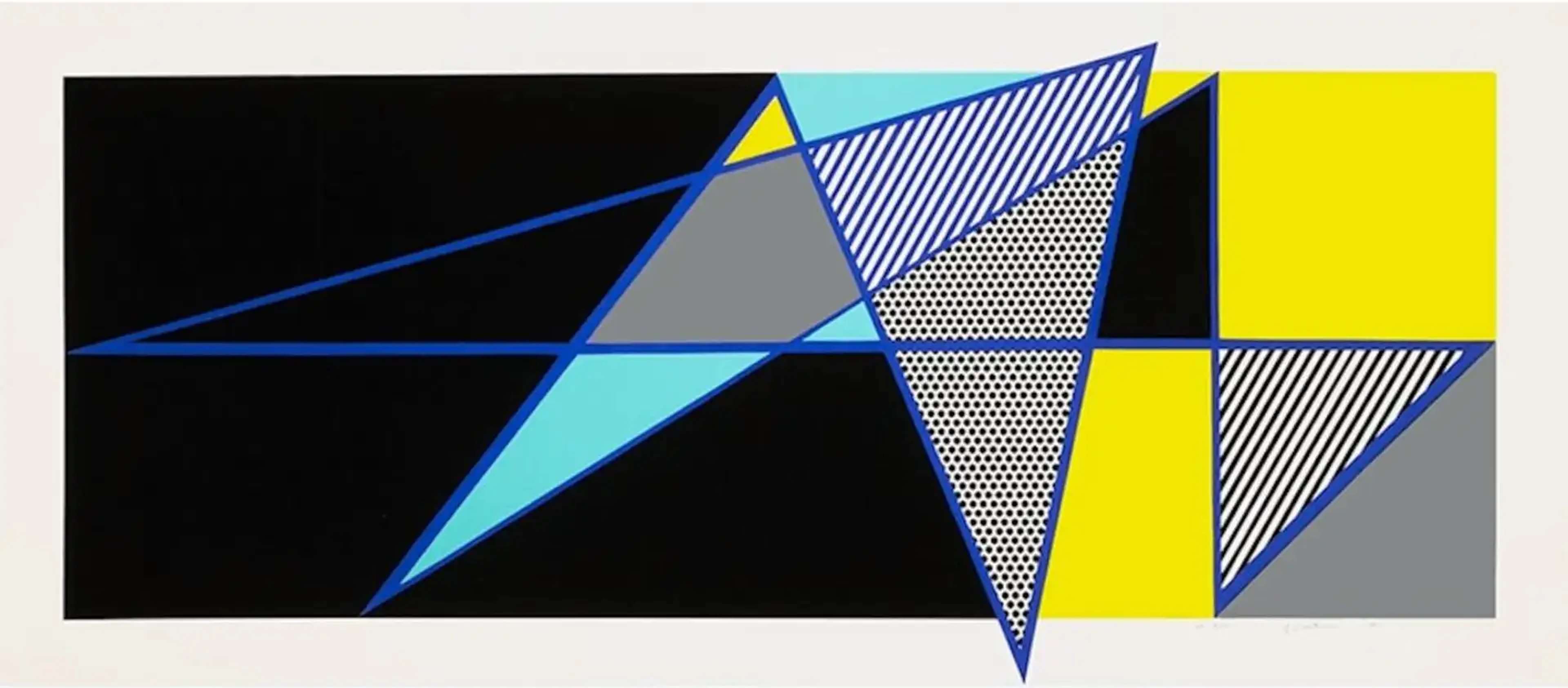 Imperfect 44 3/4″ x 103″ by Roy Lichtenstein