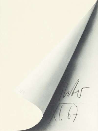 Blattecke - Signed Print by Gerhard Richter 1967 - MyArtBroker