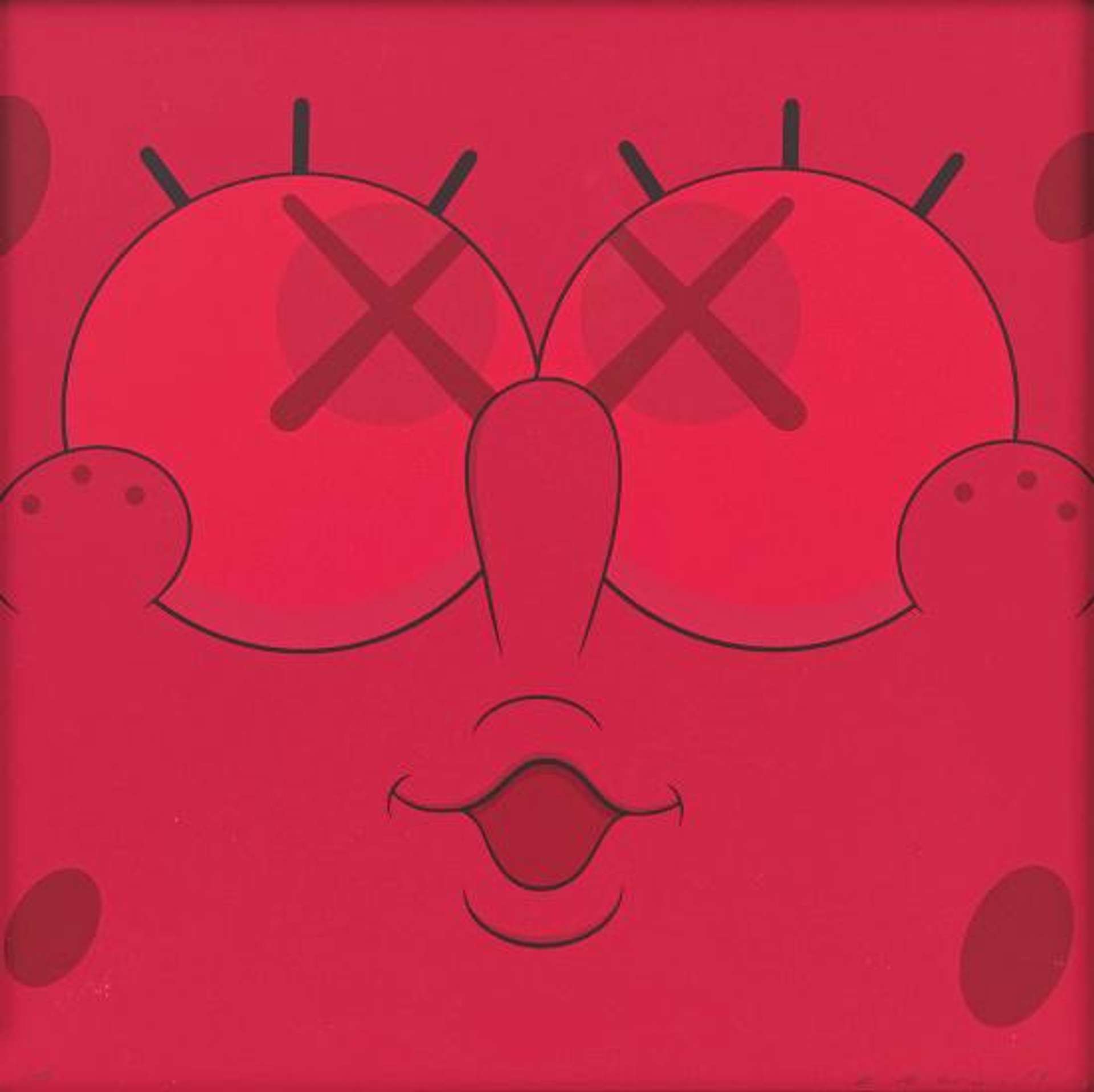 Kawsbob (red) - Signed Print by KAWS 2011 - MyArtBroker