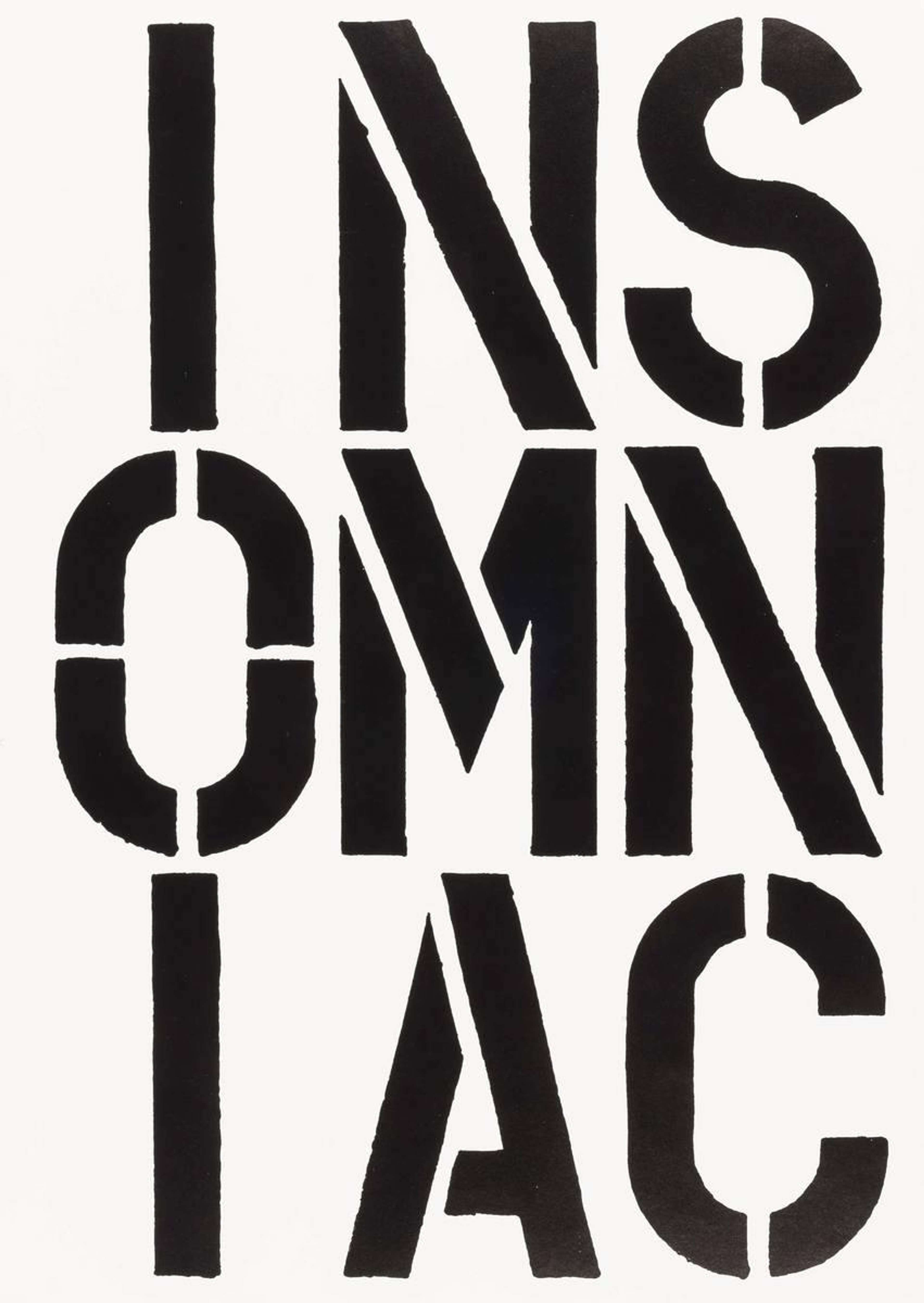 Insomniac by Christopher Wool