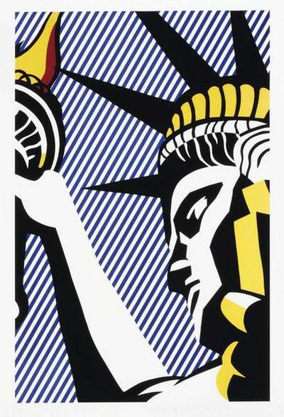 I Love Liberty - Signed Print by Roy Lichtenstein 1982 - MyArtBroker
