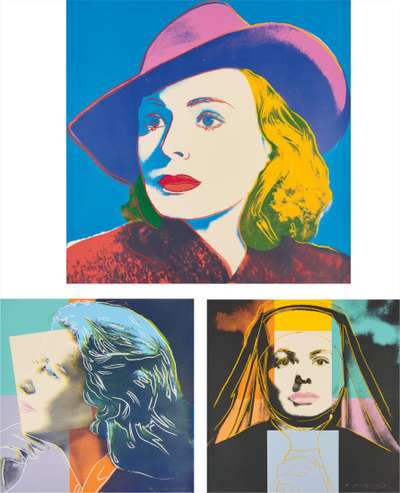 Ingrid Bergman (complete set) - Signed Print by Andy Warhol 1983 - MyArtBroker