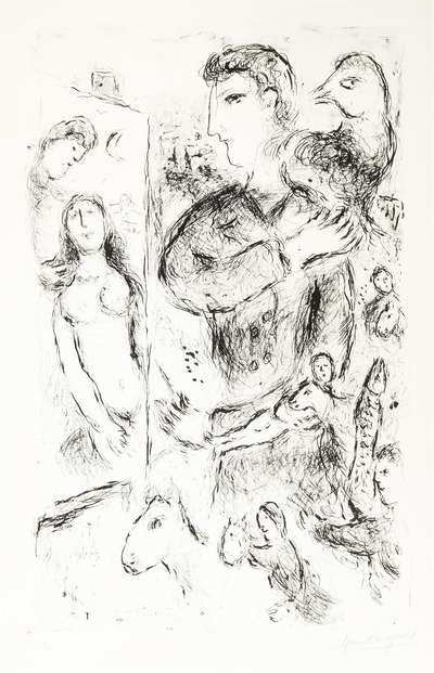 Création - Signed Print by Marc Chagall 1980 - MyArtBroker