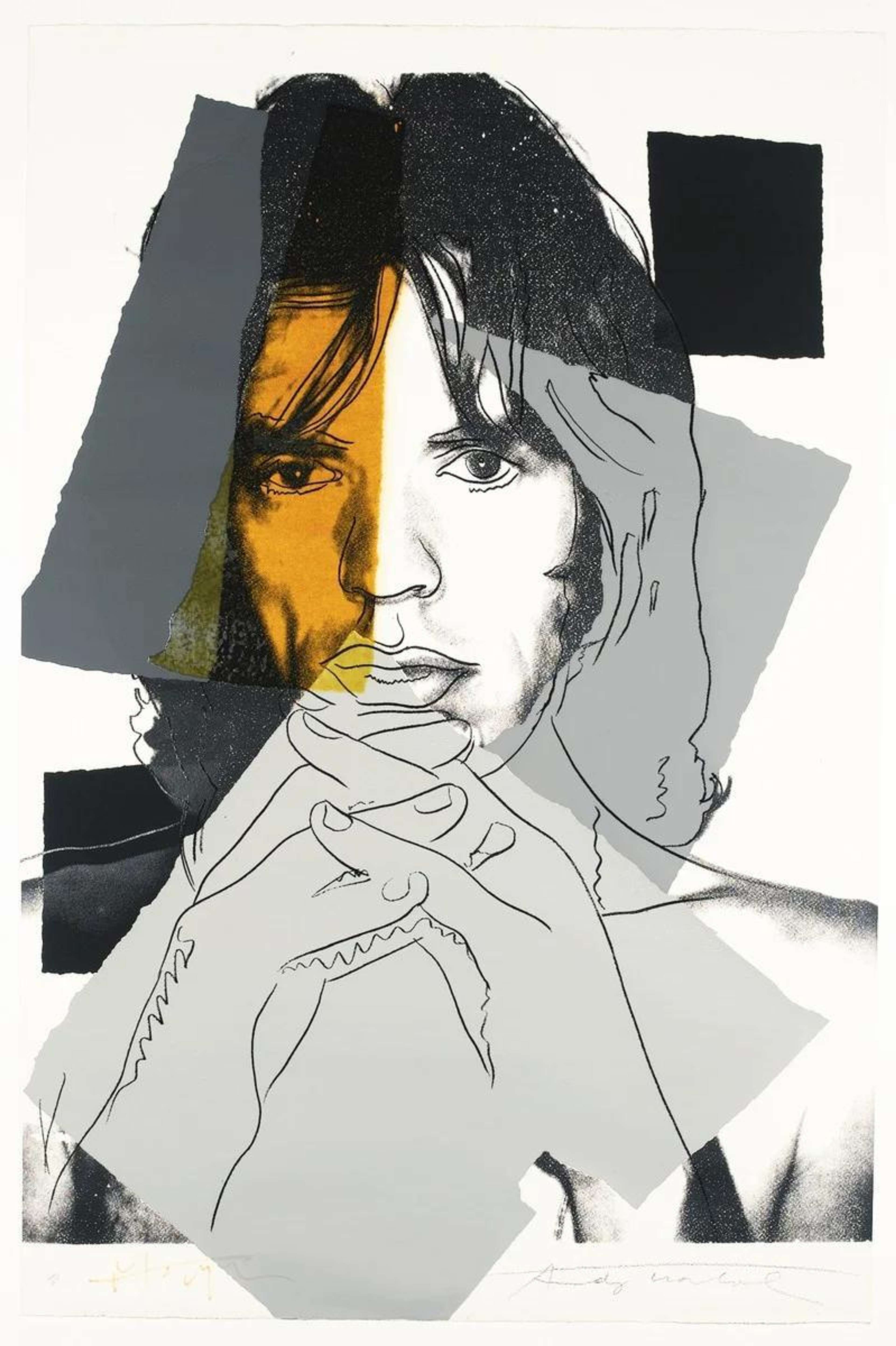 Mick Jagger (F. & S. II.147) - Signed Print by Andy Warhol 1975 - MyArtBroker