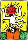 Keith Haring: Lucky Strike (yellow) - Signed Print